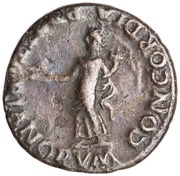 Denarius CONCORDIA PRAETORIANORVM; Concordia, Rome, 68-69 reverse image