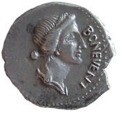 Denarius - Galba BONI EVENTVS; Bonus Eventus obverse image