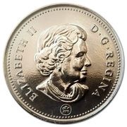 25 Cents - Elizabeth II Congratulation 2007 obverse image