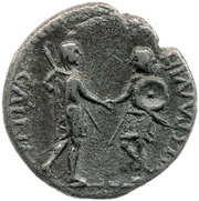 Denarius - Galba GALLIA HISPANIA; Gallia and Hispania, Rome, 68-69 reverse image