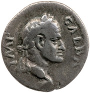 Denarius - Galba GALLIA HISPANIA; Gallia and Hispania obverse image