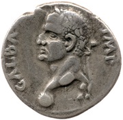 Denarius - Galba HISPANIA; Hispania obverse image