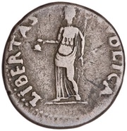 Denarius - Galba LIBERTAS PVBLICA; Libertas, Rome, 68-69 reverse image