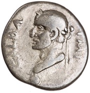 Denarius - Galba ROMA RENASCENS; Roma and Victory obverse image