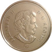 25 Cents - Elizabeth II Christmas Tree obverse image
