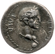 Denarius - Galba VIRTVS; Virtus and Victory obverse image
