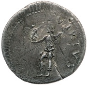Denarius - Galba VIRTVS; Virtus and Victory, Rome, 68-69 reverse image