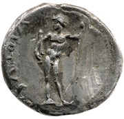 Denarius - Galba VIRTVS; Virtus, Rome, 68-69 reverse image