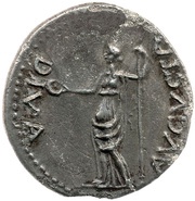 Denarius - Galba and Livia DIVA AVGVSTA, Rome, 68-69 reverse image
