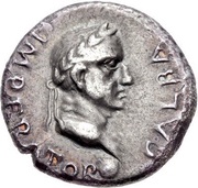 Denarius - Galba ROMA RENASC; Roma and Victory obverse image