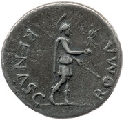 Denarius - Galba ROMA RENASC; Roma and Victory, Rome, 68-69 reverse image
