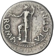 Denarius - Galba ROMA VICTRIX; Roma, Rome, 68-69 reverse image