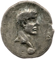 Denarius - Galba VICTORIA P R; Victory obverse image