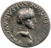 Denarius - Galba ROMA VICTRIX; Roma obverse image