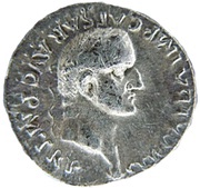 Denarius - Galba ROMA VICTRIX; Roma obverse image