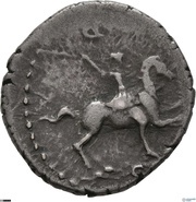 Denarius - Galba ROMA RENASCENS; Roma and Victory obverse image