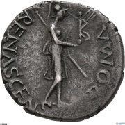 Denarius - Galba ROMA RENASCENS; Roma and Victory, Rome, 68-69 reverse image