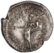 Denarius - Galba CONCORDIA PROVINCIARVM; Concordia, Rome, 68-69 reverse image