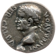 Denarius - Galba CONCORDIA PROVINCIARVM; Concordia obverse image