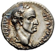 Denarius - Galba VICTORIA P R; Victory obverse image