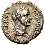 Denarius - Galba VICTORIA P R; Victory obverse image