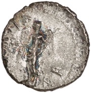 Denarius - Galba VICTORIA P R; Victory, Rome, 68-69 reverse image