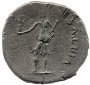 Denarius - Galba VIRTVS; Virtus and Victory, Rome, 68-69 reverse image