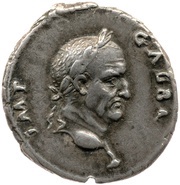 Denarius - Galba CONCORDIA PROVINCIARVM; Concordia obverse image