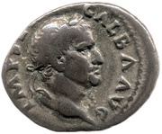 Denarius - Galba CONCORDIA PROVINCIARVM; Concordia obverse image
