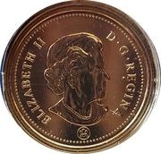 25 Cents - Elizabeth II Toronto Maple Leafs obverse image