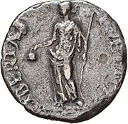 Denarius - Galba LIBERTAS PVBLICA; Libertas, Rome, 68-69 reverse image