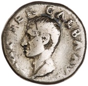Denarius - Galba ROMA RENASC; Roma and Victory obverse image
