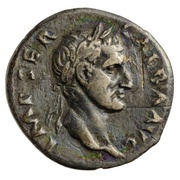 Denarius - Galba ROMA RENASC; Roma and Victory obverse image