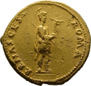 Denarius - Galba ROMA RENASCEN; Roma and Victory, Rome, 68-69 reverse image