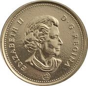25 Cents - Elizabeth II Vancouver Canucks obverse image