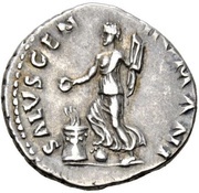 Denarius - Galba SALVS GEN HVMANI, Rome, 68-69 reverse image