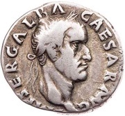 Denarius - Galba HISPANIA; Hispania obverse image
