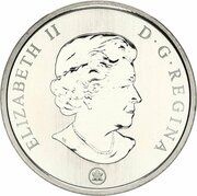 25 Cents - Elizabeth II Wedding obverse image
