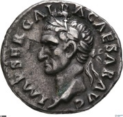 Denarius - Galba ROMA RENASC; Roma and Victory obverse image