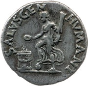 Denarius - Galba SALVS GEN HVMANI, Rome, 68-69 reverse image