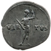 Denarius - Galba VIRTVS; Virtus, Rome, 68-69 reverse image