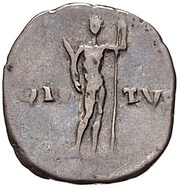 Denarius - Galba VIRTVS; Virtus, Rome, 68-69 reverse image