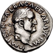 Denarius - Galba SALVS GEN HVMANI obverse image