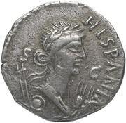 Denarius - Galba HISPANIA S C; Hispania, Rome, 68-69 reverse image