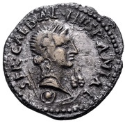 Denarius S P Q R; Hispania obverse image