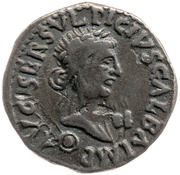 Denarius S P Q R; Hispania obverse image