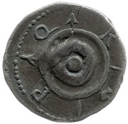 Denarius S P Q R; Hispania, Rome, 68-69 reverse image