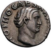 Denarius - Otho CERES AVG; Ceres obverse image