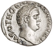 Denarius - Otho SECVRITAS P R; Securitas obverse image