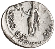 Denarius - Otho SECVRITAS P R; Securitas, Rome, 69 reverse image